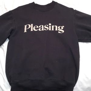 The Pleasing crewneck by Harry Styles skin care/nail polish line